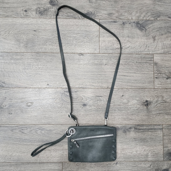 Hammitt Handbags - Hammitt Original Nash Grey Leather Bag